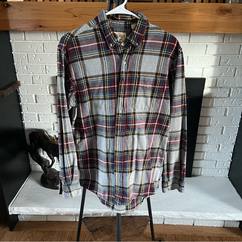Red Head Brand Multicolor Plaid Button Down Shirt